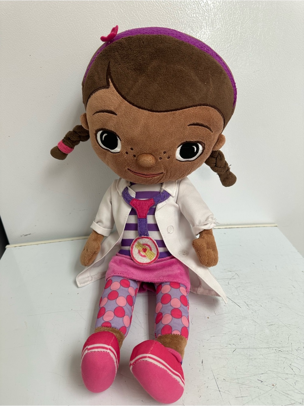 Disney Junior Doc McStuffins Large Plush Dottie Doll 20” Stuffed Toy